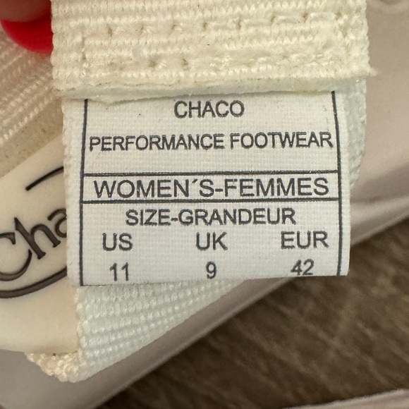 Chaco Women's Chillos Slide, White, Size 11 - Picture 5 of 6